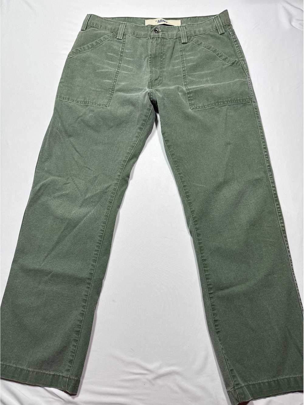 Gap Army Vintage Style Olive Green Utility Pants